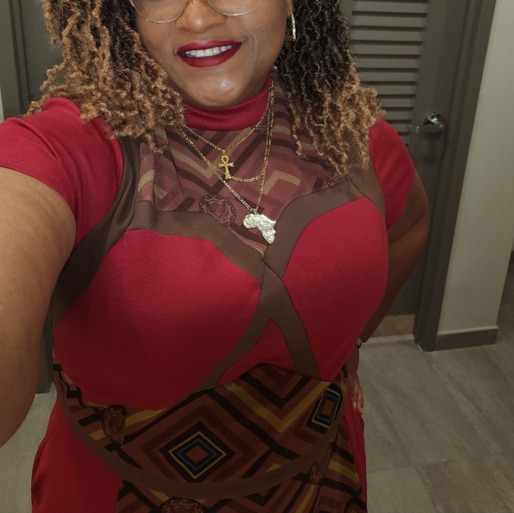 Plus Size - Wakanda Forever -Dora Milaje dress